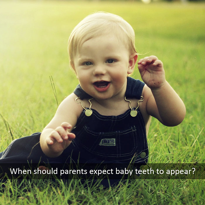 When to Expect Baby Teeth to Appear | Holt Dental Care - Dentist in West Jordan - Dr. Joshua C. Holt